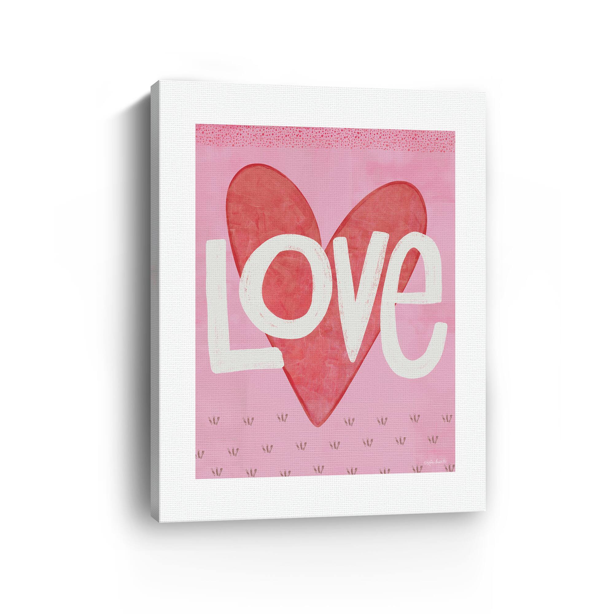 Valentine Love Canvas Giclée Art